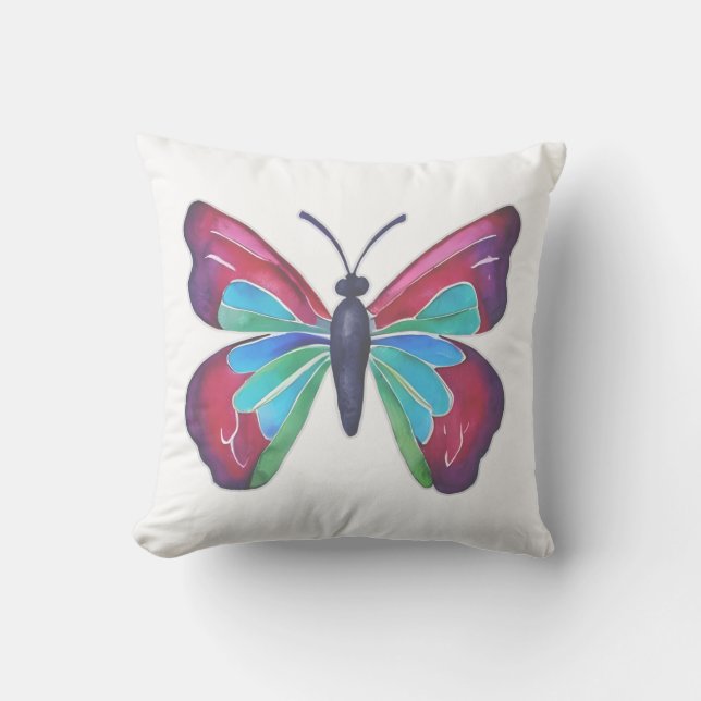 Cojín Decorativo Mariposa (Anverso)