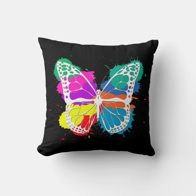Cojín Decorativo Mariposa (Anverso)