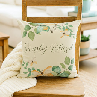 Cojín decorativo mariposa