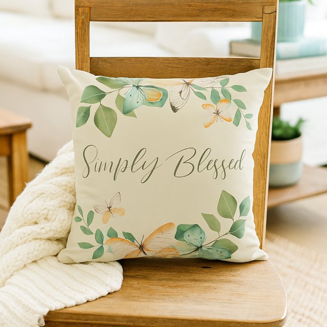 Cojín decorativo mariposa (Subido por el creador)