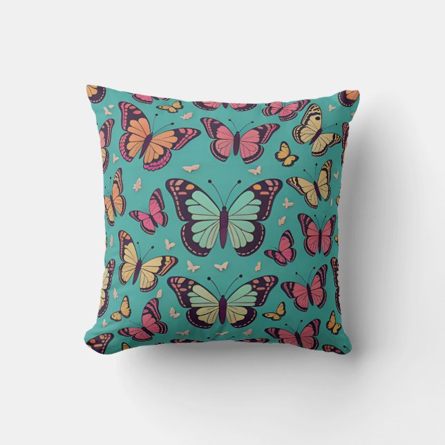 Cojín Decorativo Mariposa (Anverso)