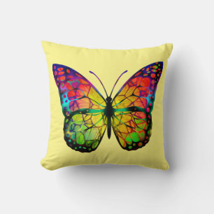 COJÍN DECORATIVO MARIPOSA ABSTRACTO