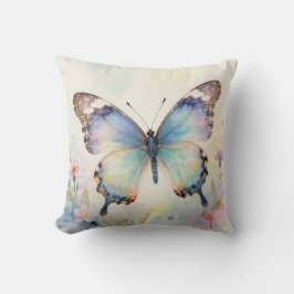 Cojín Decorativo Mariposa Acuarela