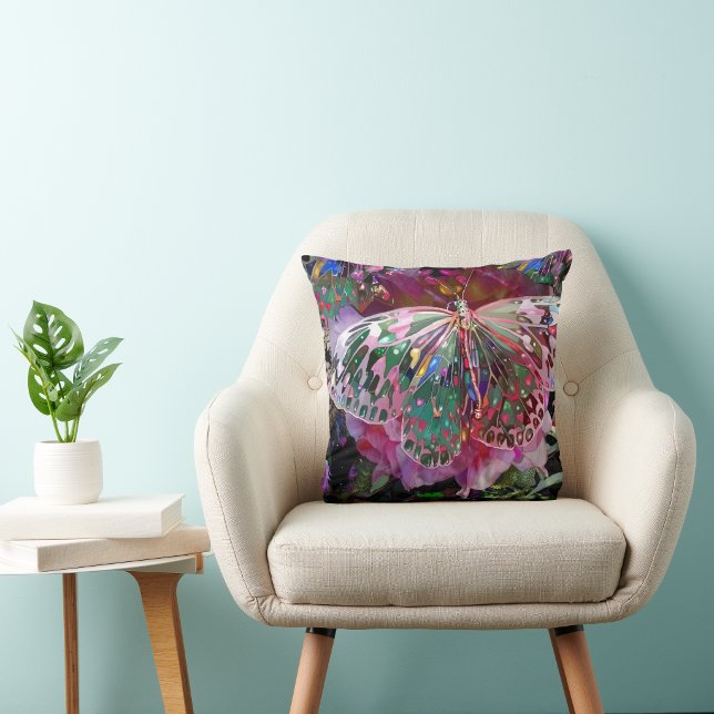 Cojín Decorativo ¡Mariposa Amanecer Creciente! (Subido por el creador)