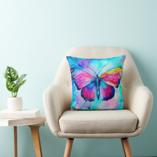 Cojín Decorativo Mariposa arco iris 2