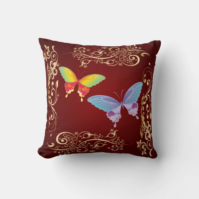 Cojín Decorativo Mariposa Art 1 Pillow (Anverso)