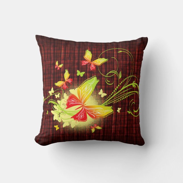 Cojín Decorativo Mariposa Art 5 Pillow (Anverso)