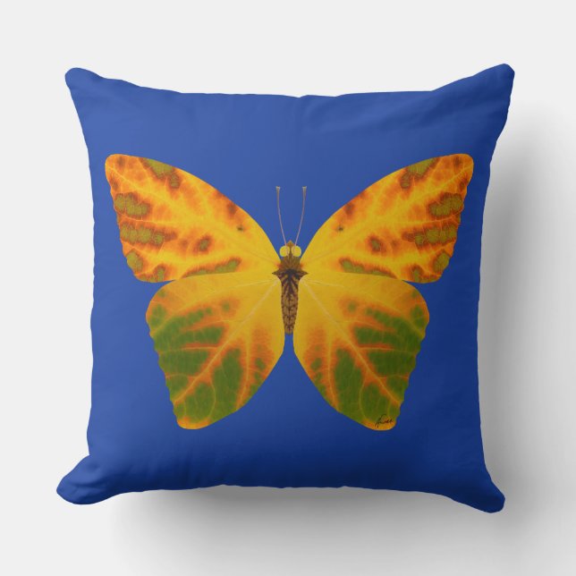 Cojín Decorativo Mariposa Aspen Leaf 1 (Anverso)
