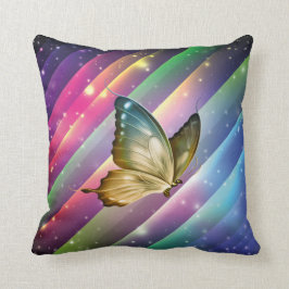Cojín Decorativo Mariposa colorida del verano
