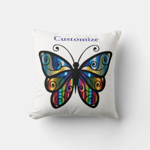 Cojín Decorativo Mariposa Colorida Thunder_Cove