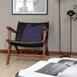 Cojín Decorativo Mariposa contemporánea rosa morado