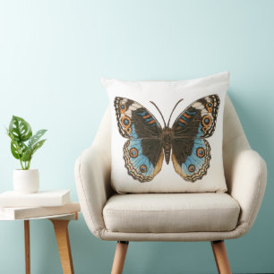 Cojín Decorativo Mariposa de Blue Pansy