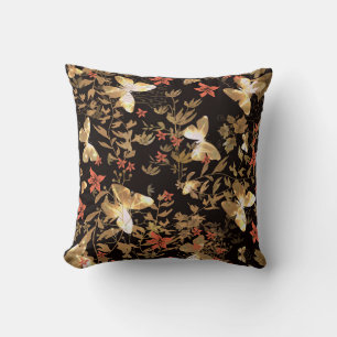 Cojín Decorativo Mariposa de oro