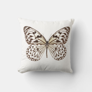 Cojín Decorativo Mariposa de tigre de castaño