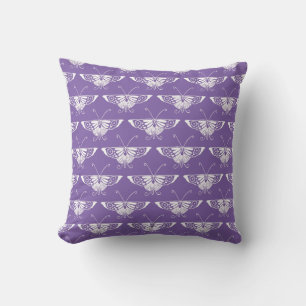 Cojín Decorativo Mariposa Deco estilizada - Lílago polvoriento