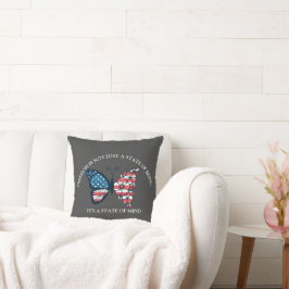 Cojín Decorativo Mariposa del 4 de Julio