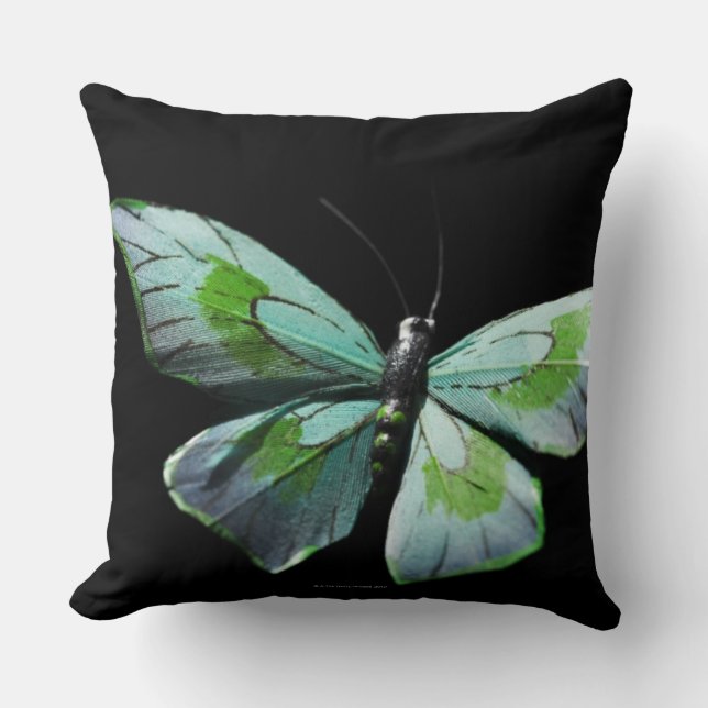 Cojín Decorativo Mariposa del vuelo (Anverso)