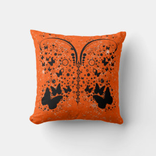 Cojín Decorativo Mariposa Esparkles NARANJA Pillow