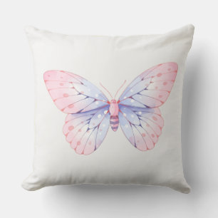 Cojín Decorativo Mariposa Ilustrada a Mano