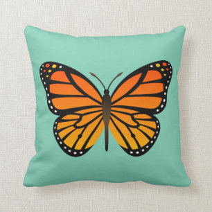 Cojín Decorativo Mariposa Monarca
