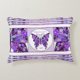 Cojín Decorativo Mariposa morada 31