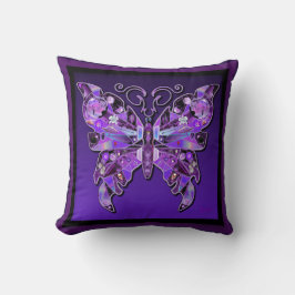 Cojín Decorativo Mariposa morada 31
