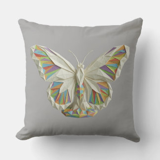 Cojín Decorativo Mariposa Origamástica - Auténtica