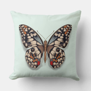 Cojín decorativo mariposa, pufs