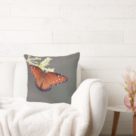 Cojín Decorativo Mariposa reina en el desierto Milkweed