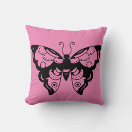 Cojín Decorativo Mariposa Rosa de Peluche para Niños - CYO - Almoha