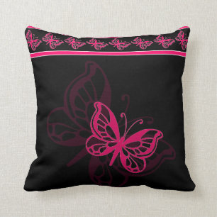 Cojín Decorativo Mariposa rosada
