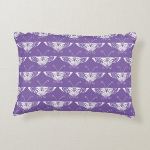 Cojín Decorativo Mariposa Stylized Deco - lila polvoriento