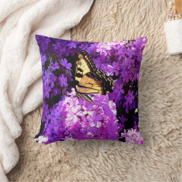 Cojín Decorativo Mariposa y Flox