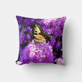 Cojín Decorativo Mariposa y Flox