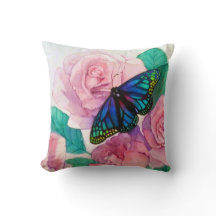 Mariposa y Rosas