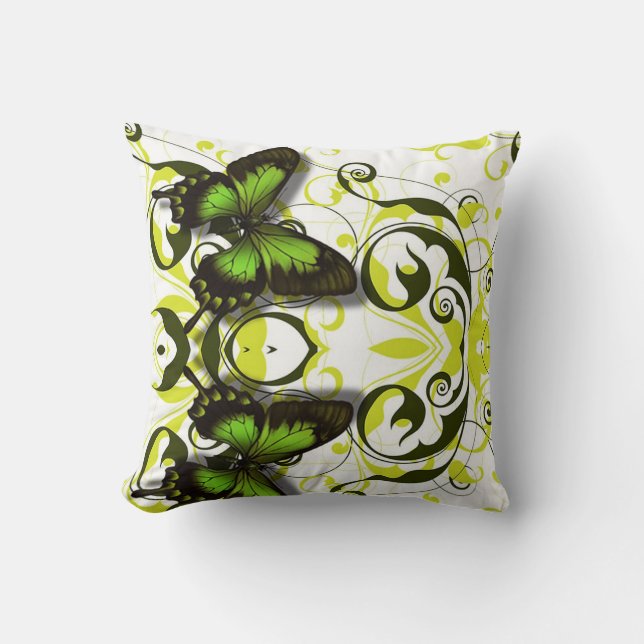 Cojín Decorativo Mariposas (Anverso)