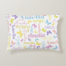 Mariposas arcoiris silenciadas nombre personalizad