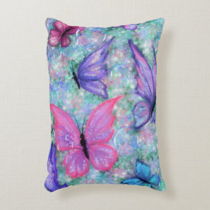 Cojín Decorativo Mariposas Coloridas Volando Alegría de Pillow