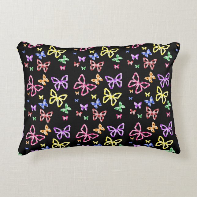 COJÍN DECORATIVO MARIPOSAS COMPROBADAS (Anverso)