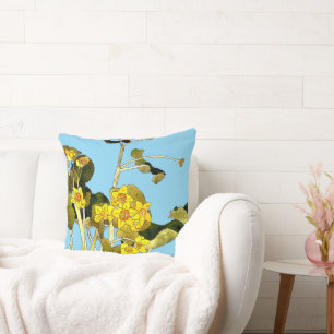 Cojín Decorativo Mariposas de Art Nouveau
