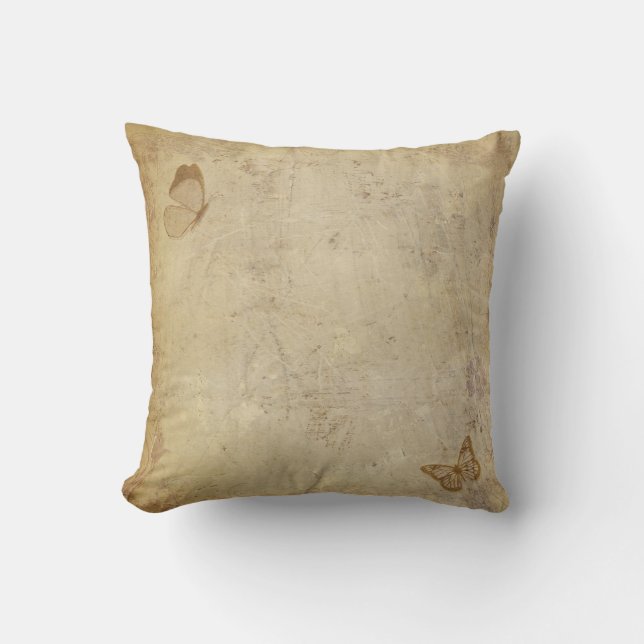 Cojín Decorativo Mariposas de época (Anverso)