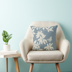 Cojín Decorativo Mariposas minimalistas Silhouettes botánicas