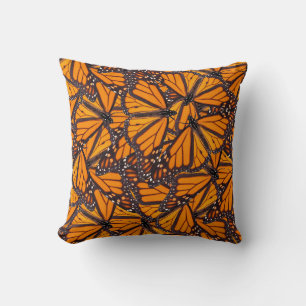 Cojín Decorativo Mariposas monarcas realistas
