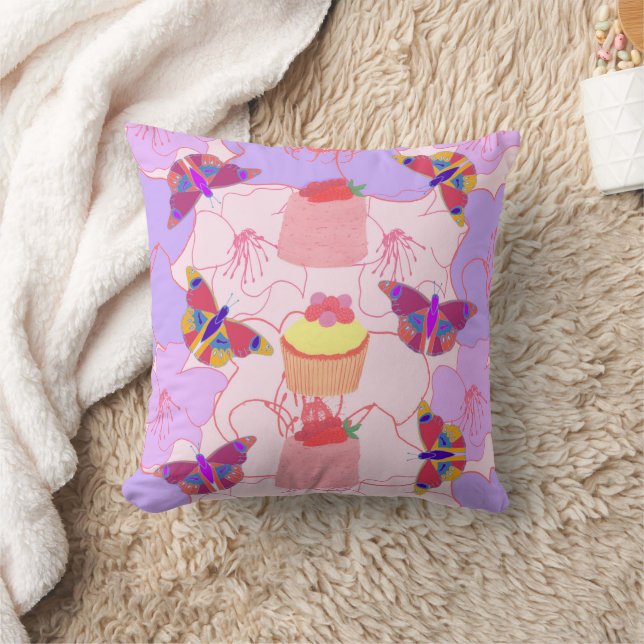 Cojín Decorativo Mariposas sociales Cushion (Manta)
