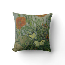 Mariposas y amapolas de Vincent van Gogh