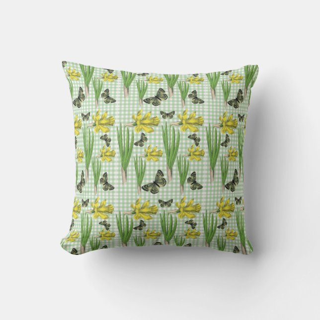 Cojín Decorativo Mariposas y Daffidols Pillow (Anverso)
