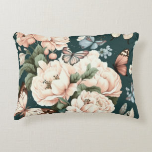 Cojín Decorativo Mariposas y flores