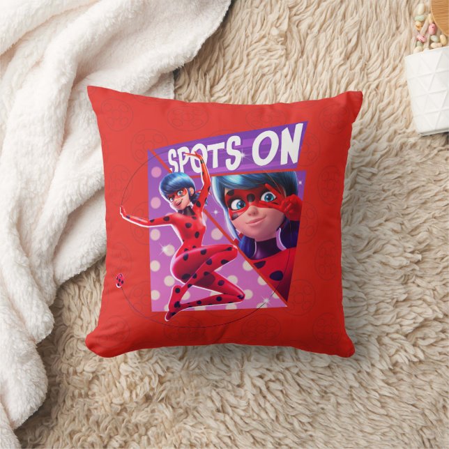 Cojín Decorativo Mariquita | Spots On Purple Graphic (Manta)