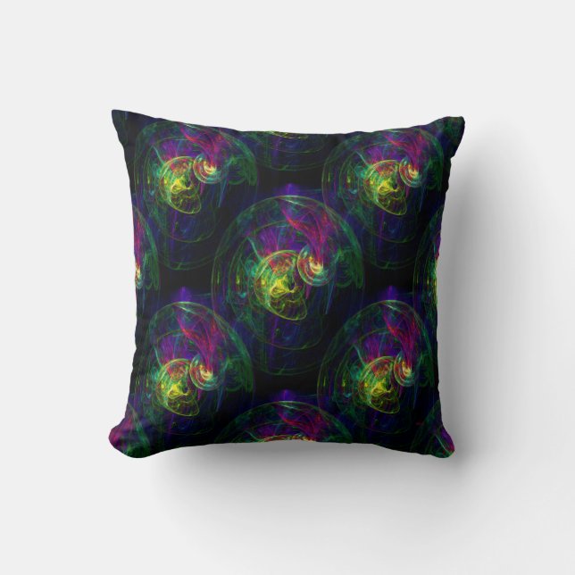 Cojín Decorativo Mariscos flotando..... (Anverso)