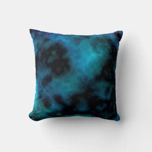 Cojín Decorativo Mármol azul de imitación